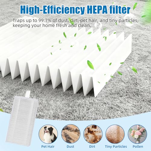 Image of 14-Piece Ultravision Replacement Parts Kit for bObsweep Ultravision /Ultravision Pet Robot Vacuum - Includes 1 Main Brush, 4 Side Brushes, 4 HEPA Filters, 4 Dust Bags & 1 Cleaning Tool