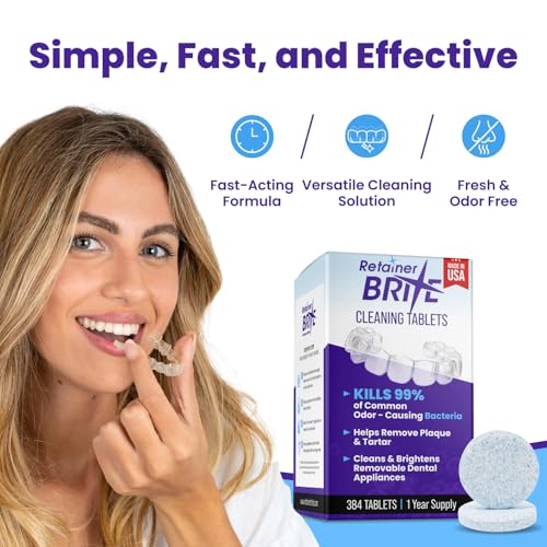 Retainer Brite Retainer brite, 1 year supply, 384 tablets, 384 Count - Thumbnail 7