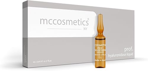 NY Prof. Prof. Líquido hialuronidasa Hialuronidasa 10 ampollas de 0.2 fl oz Hecho en España
