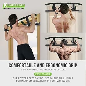 KAKICLAY 2026 Upgrade Multi-Grip Pull Up Bar with Smart Larger Hooks Technology - USA Original Patent, Designed, Shipped, Warranty — photo 2 of 6
