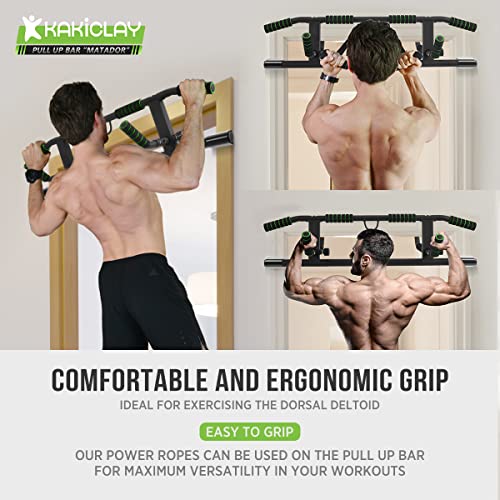 KAKICLAY 2026 Upgrade Multi-Grip Pull Up Bar with Smart Larger Hooks Technology - USA Original Patent, Designed, Shipped, Warranty by KAKICLAY - Image 2