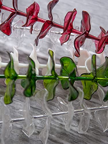 EUROPALMS Kristalleukalyptus, Kunstpflanze, weiß, 81cm 12x | Edle, vielseitige Ganzjahresdeko