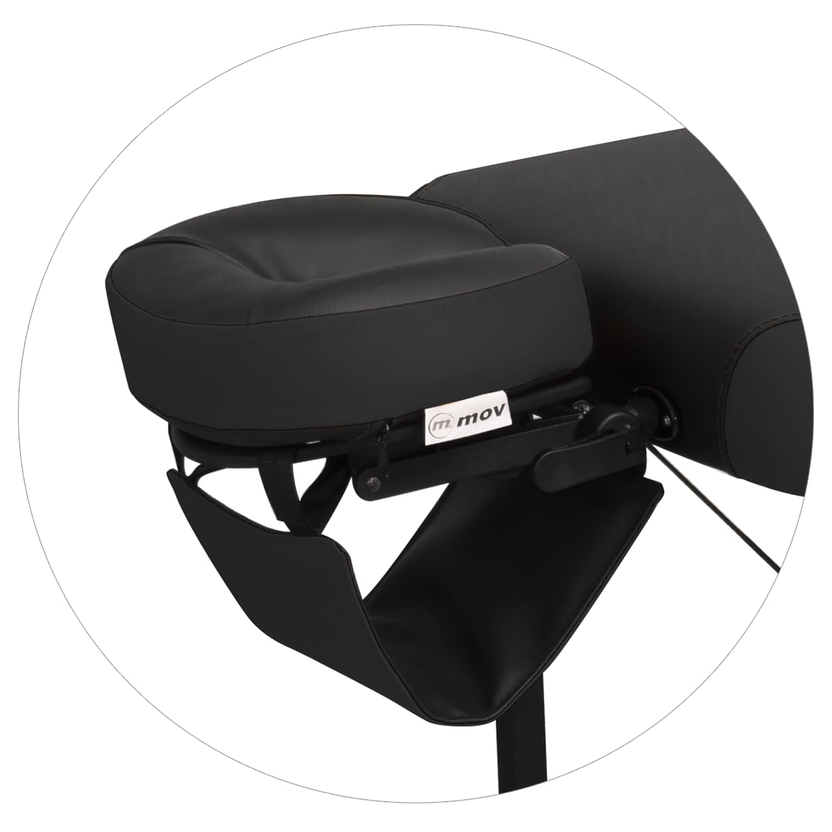 Ultraleichter Massagetisch RehaKing – Obsidian mit 5 cm Comfort-Schaumstoff, 3D-Comfort-Kopfteil, erhöhtem hinteren Teil und rutschfesten, druckempfindlichen Füßen