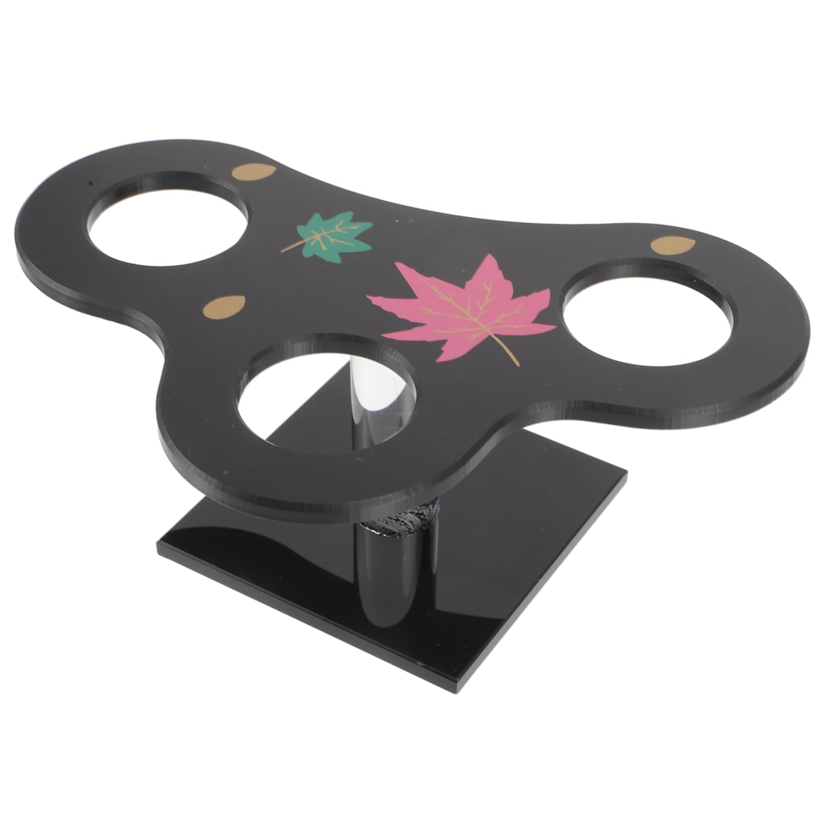 BRIGHTFUFU Ice Cream Storage Rack Ice Cream Stands Large Cone Holders Ice Cream Cone Dispenser Popcorn Cone Display Rack Cone Stand Display Shelf Fries Holder Acrylic Black