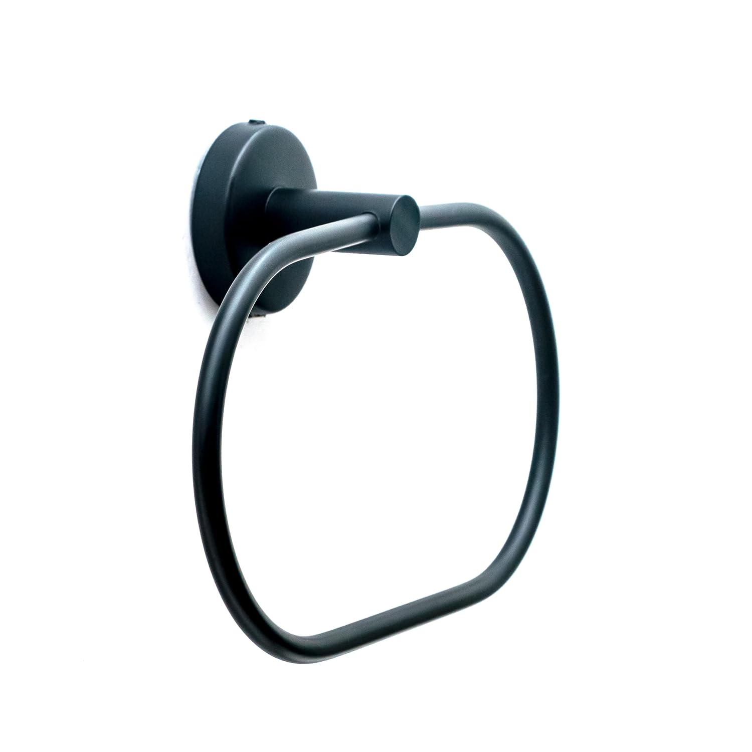 BonKaso 304 Stainless Steel Napkin Towel Holder Ring for Bathroom, Wash Basin & Kitchen- Rustproof Towel Hanger for Hand & Face Towels | Modern & Space-Saving (Capsule & Black Finish)-image-35