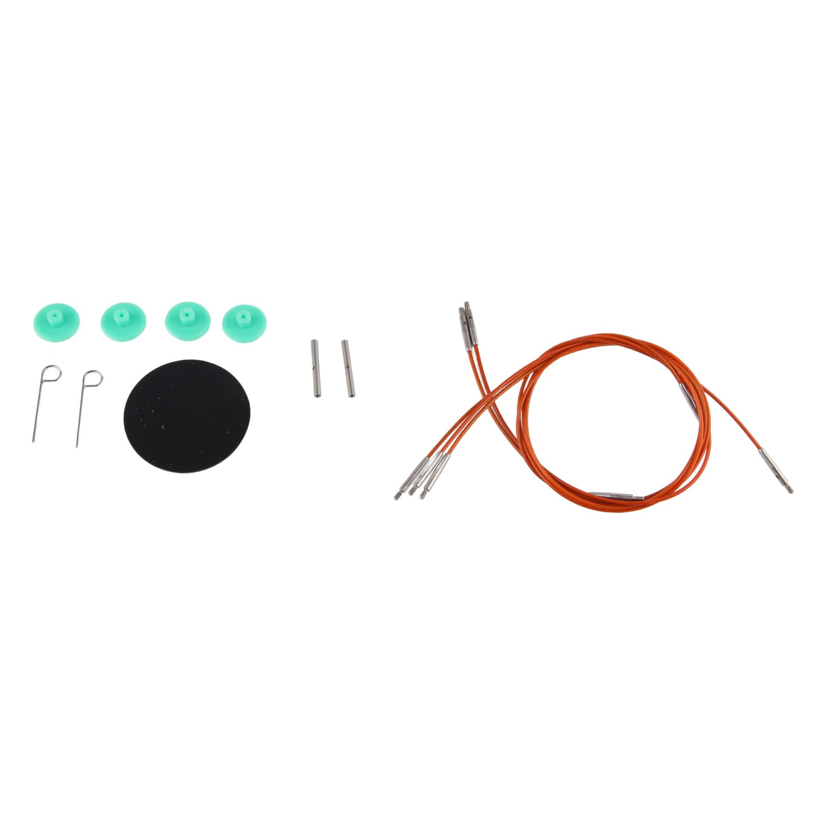 Oumefar Ferri circolari intercambiabili , ferri da maglia circolari in alluminio colorato per artigianato fai da te Knittingneedle