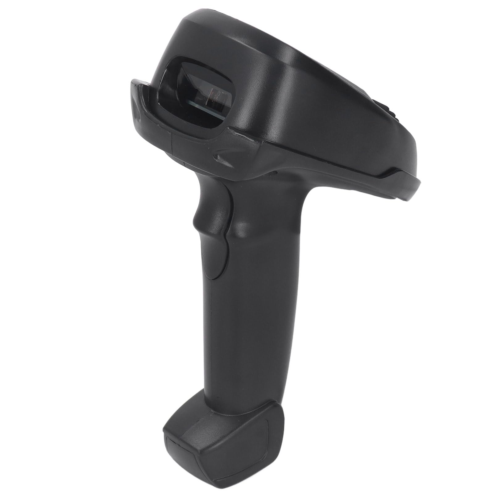 Fafeicy Escáner de Código de Barras Inalámbrico de Mano Lector de Código de Barras 1D de 2,4 GHz con Base de Carga y Pantalla LCD de 2, Pulgadas para Gestión de Inventario y Seguimiento