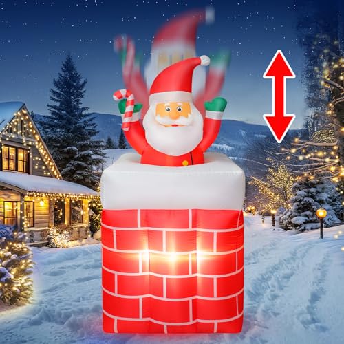 Santa's Chimney Adventure Inflatable