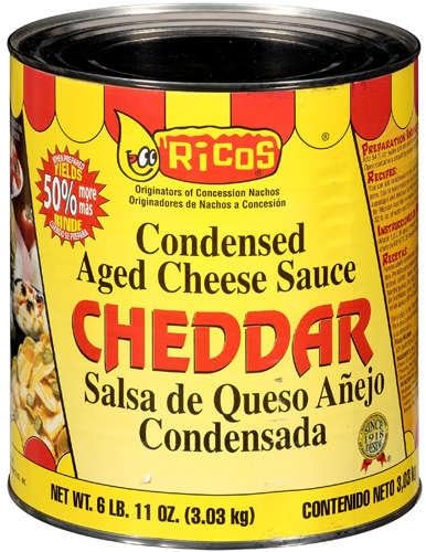 Ricos Condensed Cheddar Cheese Sauce (107 Ounce)