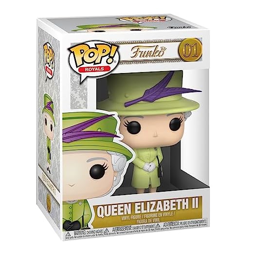 Funko Pop! Royals: - Queen Elizabeth II - Royal Family - Figura de Vinilo Coleccionable - Idea de Regalo- Mercancia Oficial - Juguetes para Niños y Adultos - Muñeco para Coleccionistas y Exposición