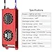 DALY Smart BMS LiFePo4 16S 48V 100A PCB Battery Management System with UART Communication Bluetooth Battery Monitoring Module and Cooling Fan for Power Converter Inverter