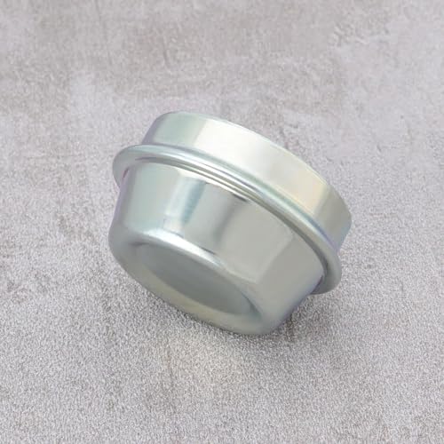 SG Store 2 Stück 40 Mm Staubkappe für Radnaben Fettabdeckung für Anhängerräder Kaltgewalzte Platte Verzinkt Passend für Anhängernaben mit Einem Innendurchmesser von 40 Mm Silberfarben