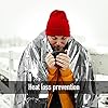 Boiler Acqua Calda Solare 20 Coperte Termiche Di Emergenza Mylar Argento - 84x52 Pollici, Leggere E Riflettenti, Per Sopravvivenza Coperta Termica Leggera - Foto 5
