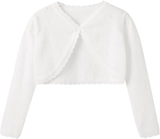Toddler Girls' Long Sleeve Bolero Cardigan Bolero Shrug Cover Up