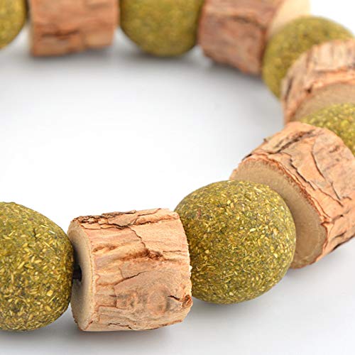 Brinquedos para bolas de gato,Catnip Toys Natural Silvervine Colar Frisado Catnip Chew Toys Mint Gra