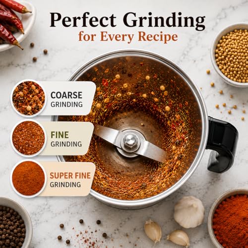 Image of Pringle Alfa 550W 2 Jar Mixer Grinder for Kitchen | 2 SS Jars (Wet & Dry Grinder & Chutney) | Stainless Steel Blades | Compact & Powerful | 5 Yr Warranty | Blue