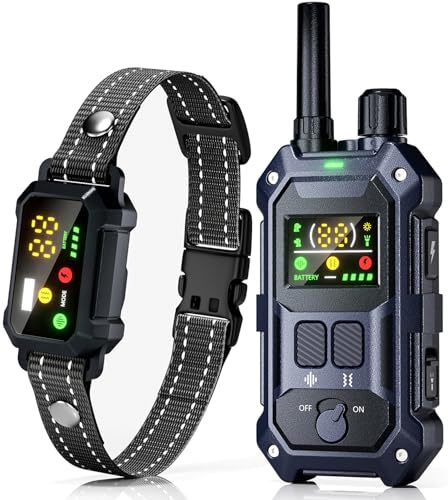 BLACKDOG Military Dog Shock Collar - 4200ft Dog Training Collar w...
