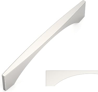 Amerdeco 10 Pack Brushed Satin Nickel Cabinet Pulls 5 Inch128MM Hole Centers Kitchen Cabinet Handles for Cabinets Cupboard Handles Drawer Pulls ZH0085