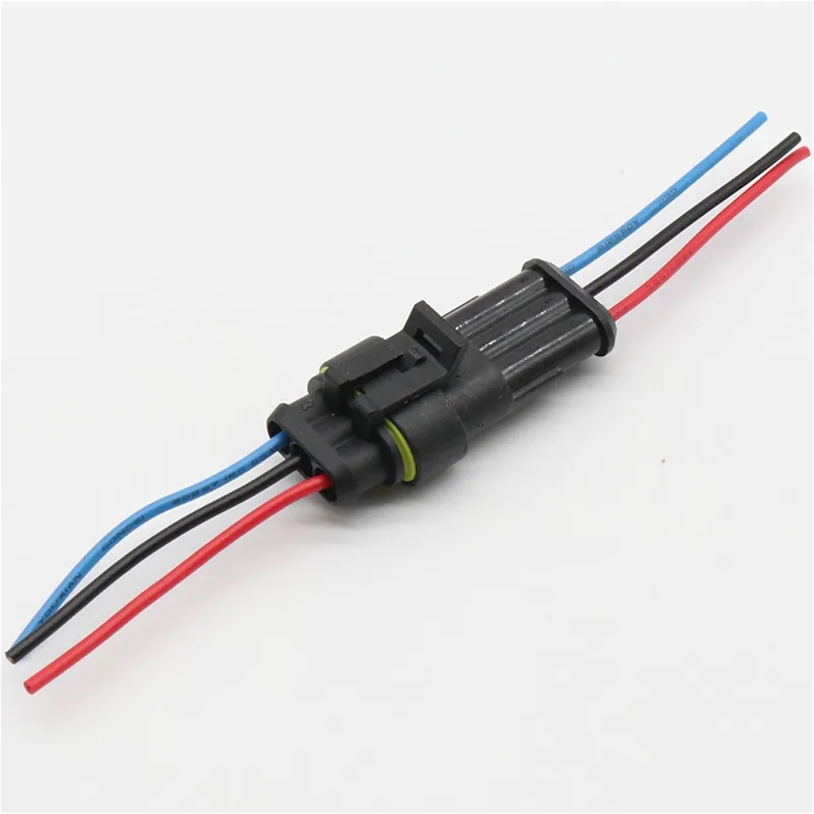 Connecteur de fil électrique étanche 3 broches auto avec câble
