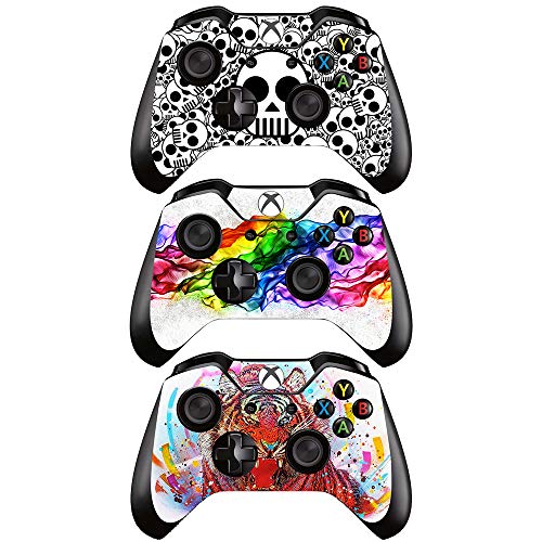 Image of [3PCS] Vinyl Skin for Xbox One Controller Cover Decal Sticker - 3pcs. Mix Style D