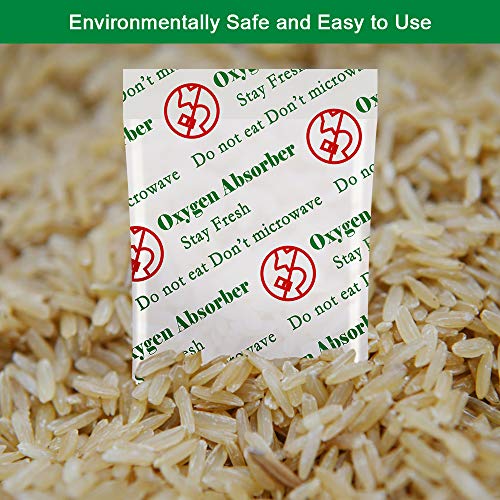500cc(50Packets) Oxygen Absorbers for Food Storage, Food Grade Oxygen Absorbers Packets for Food - Thumbnail 6