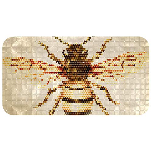 Tapis de bain carrelage Bennigiry pour douche sécurisée - 2