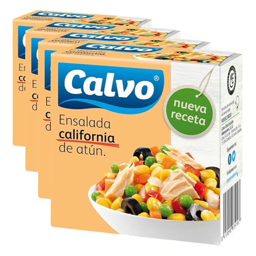 Calvo - Ensalada California De Atun 150 gr (Paquete de 4)