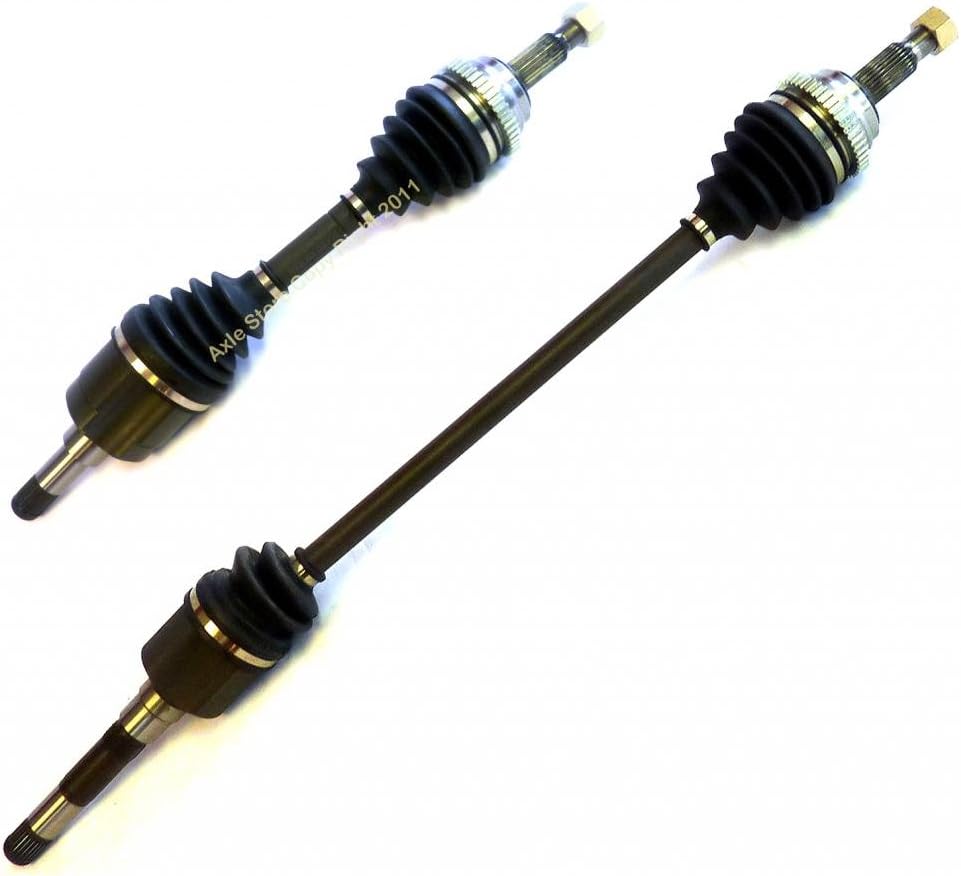 DTA DC41014102A front Left Right Pair - 2 New Premium CV Axles (Drive Axle Assembly) compatible with 2001 2000 Neon with automatic transmission