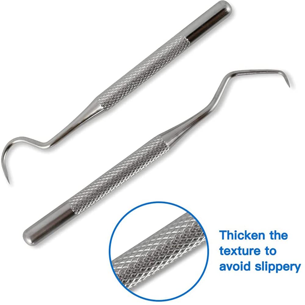 Set Da 7 Stuzzicadenti Da Viaggio In Acciaio Inox – Riutilizzabili, Con Astuccio Metallico Richiudibile E Anello Portachiavi