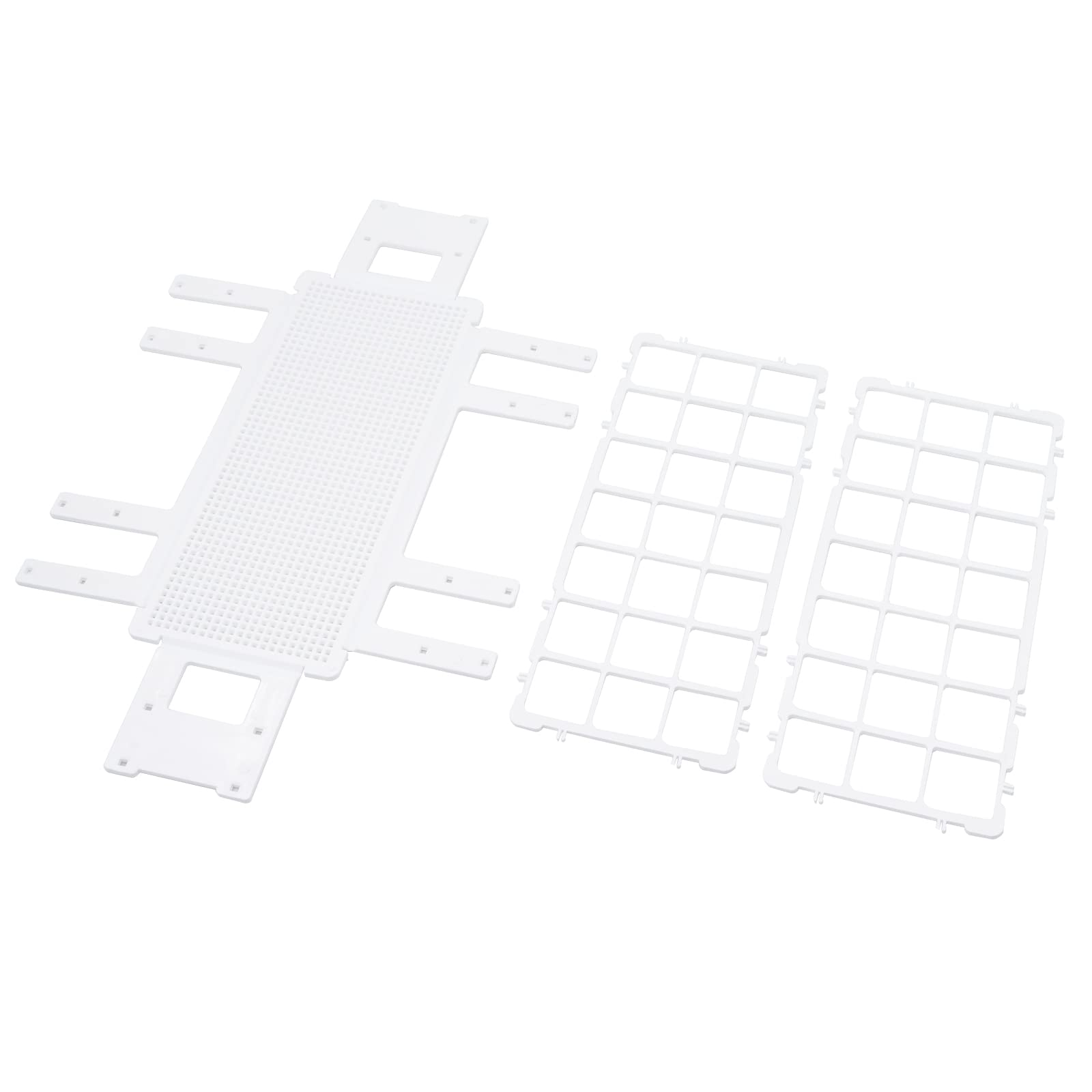 Soporte de tubo de ensayo de plástico 30mm 21 agujeros 3 uds para laboratorio educativo