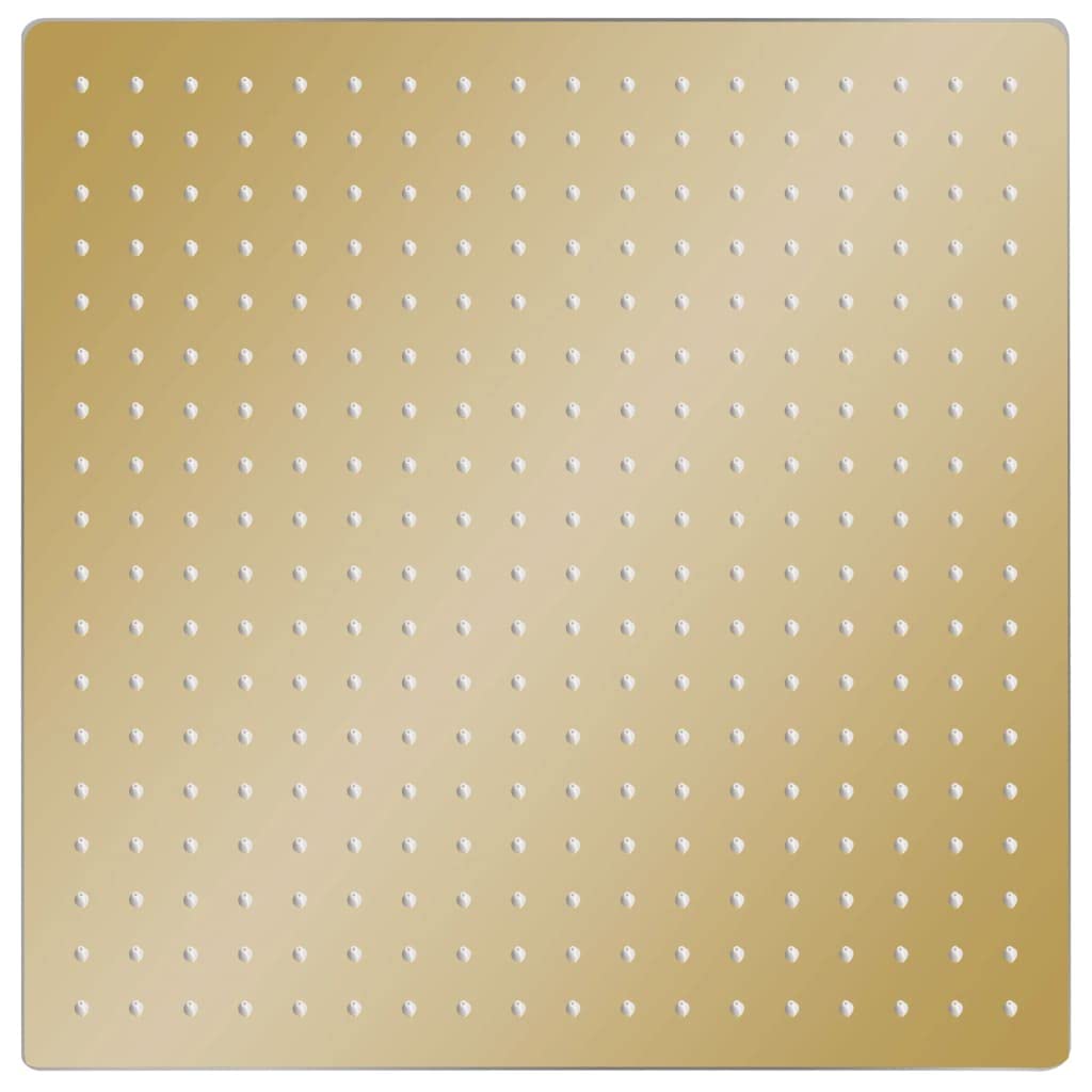 Inicio Productos-Cabezal de ducha de lluvia Acero inoxidable 50x50 cm Oro cuadrado