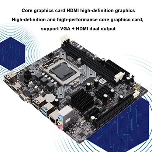 Pusokei Ddr3 1600 Lga 1150 Motherboard With Hdmi Sata 2.0 Usb 2.0 Sata 2.0 Motherboard Support Vga + Hdmi Dual Output Ddr3 Desktop Memory 1066/1333/1600 Motherboard #TOP1