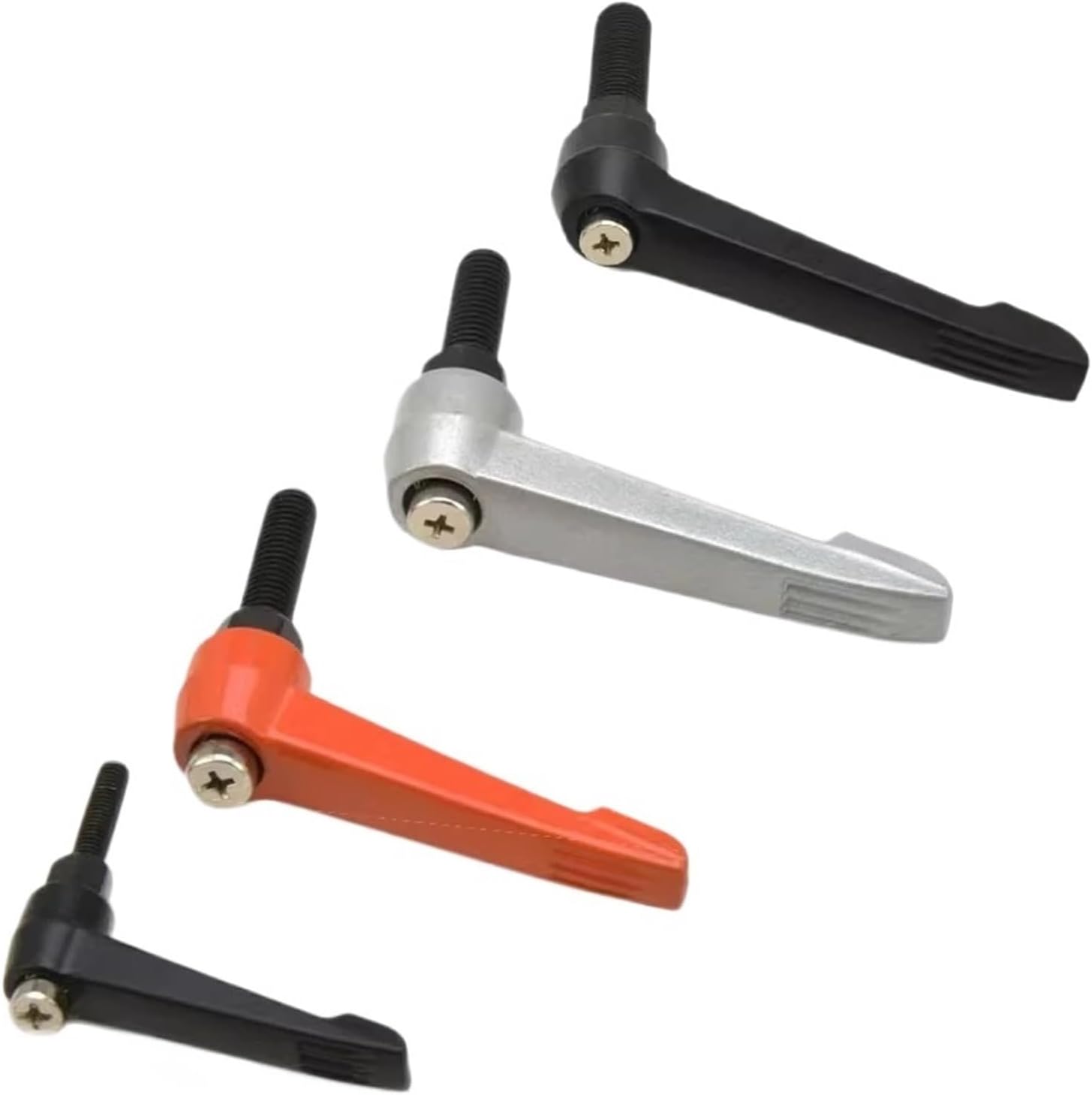 Adjustable Locking Handle 1pcs M10 M12 M14 M16 Adjustable Locking Handle Clamping Lever Machinery Locking External Male Thread Knob Bolt Screw(M16xL60mm)