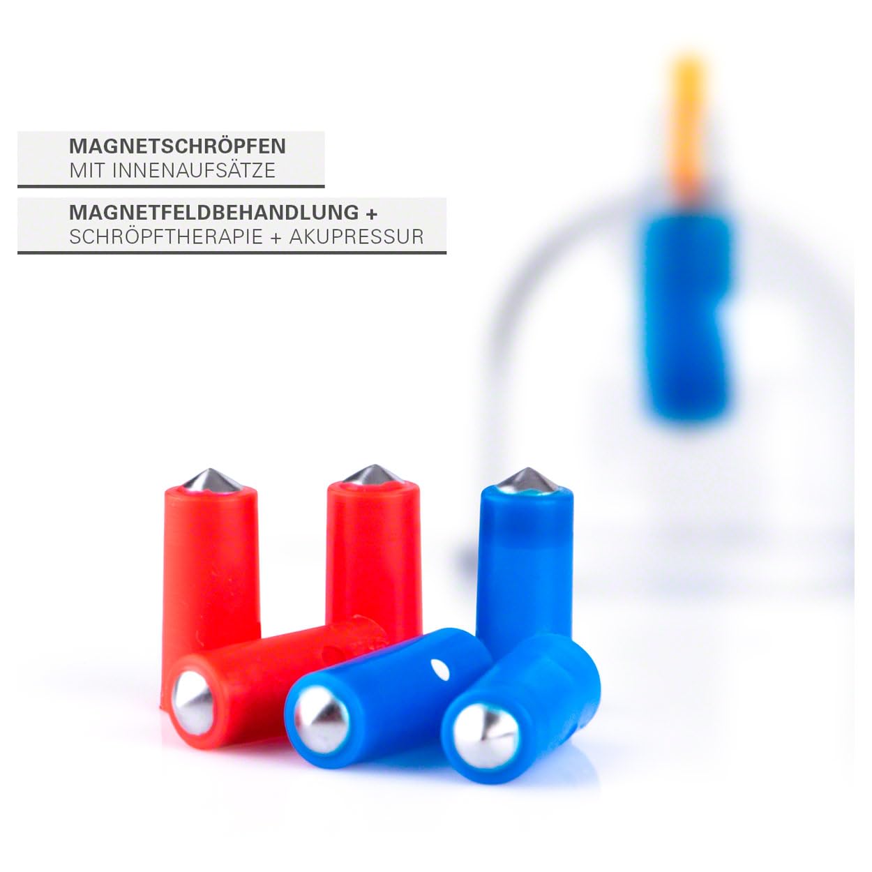 Sport-Tec Schröpfglas-Set mit Vakuumpumpe, 27-TLG.