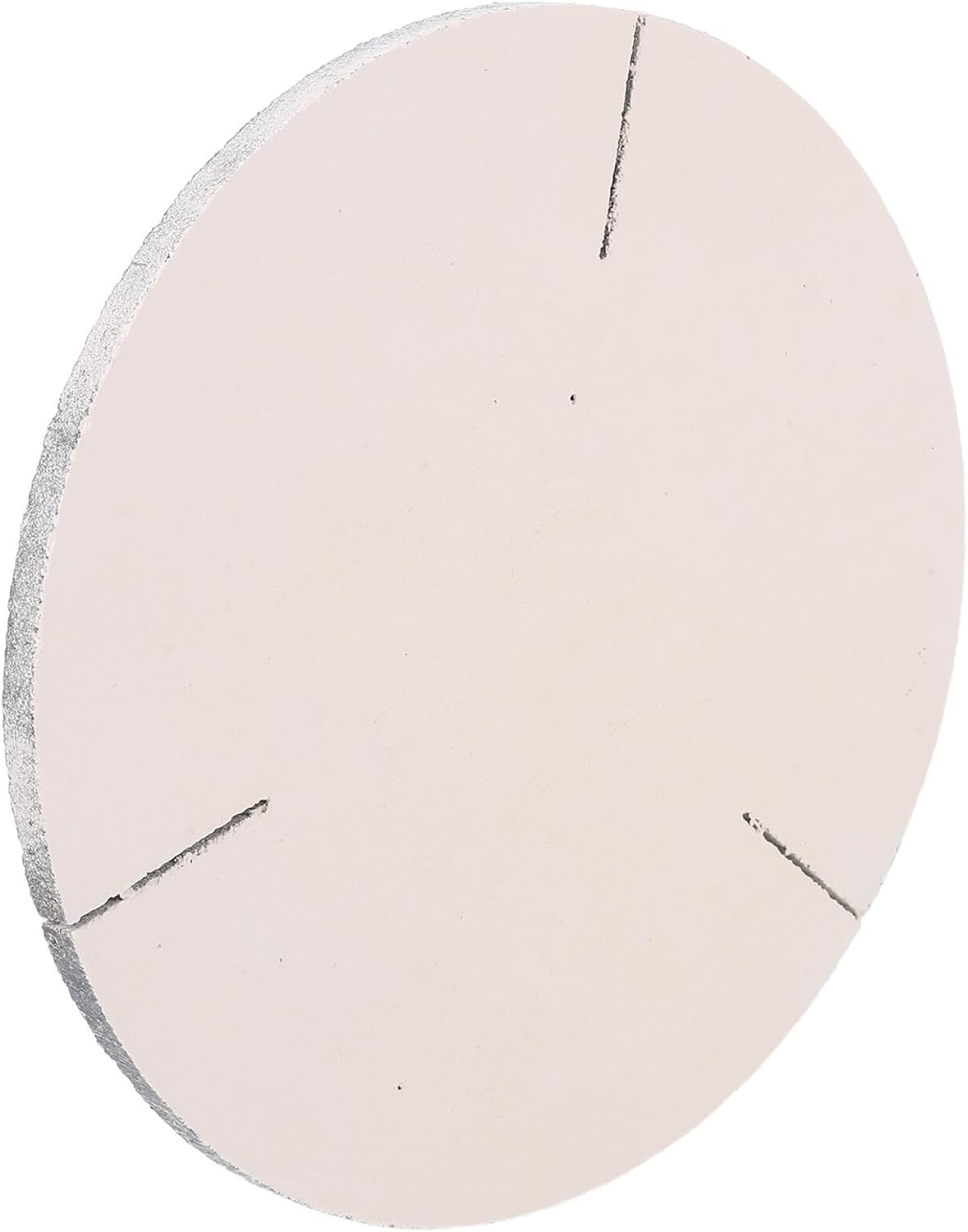 NUOBESTY Pottery Kiln Round Refractory Pad 25cm X 1cm Heat Resistant Ceramic Kiln Mat for Clay Firing and Sculpting Pottery Accessories for Ceramic Artists
