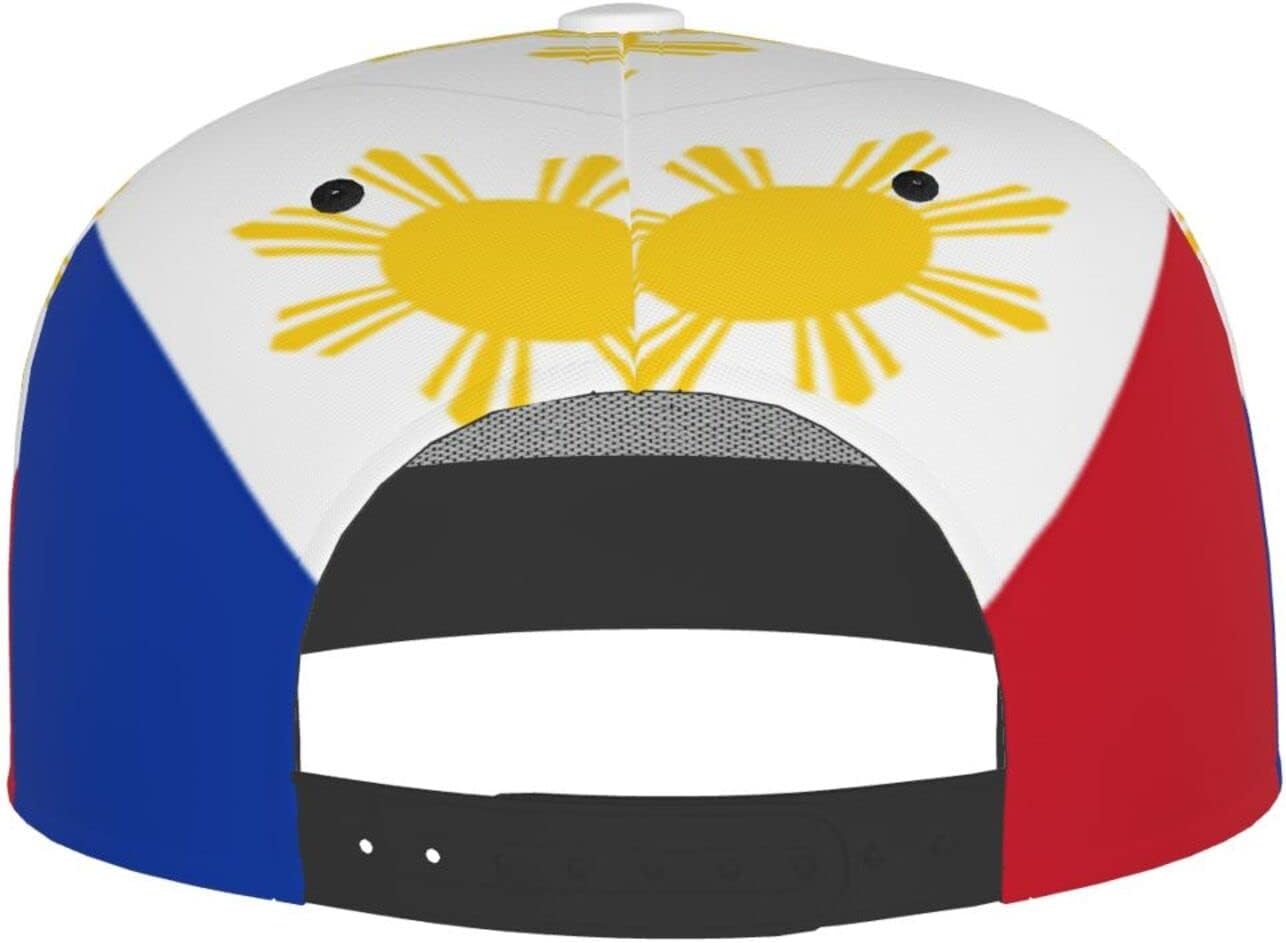 Cute Funny Philippines Flag Baseball Cap for Adults Reusable Adjustable Philippines Flag Baseball Hat for Women Men