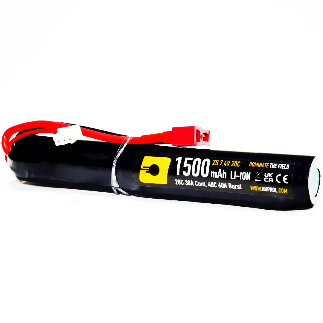NUPROL Power - 7.4v Li-Ion 1500mAh 2S Deans [Rate 20C @ 30A] [Burst 40C @ 60A] - Stick