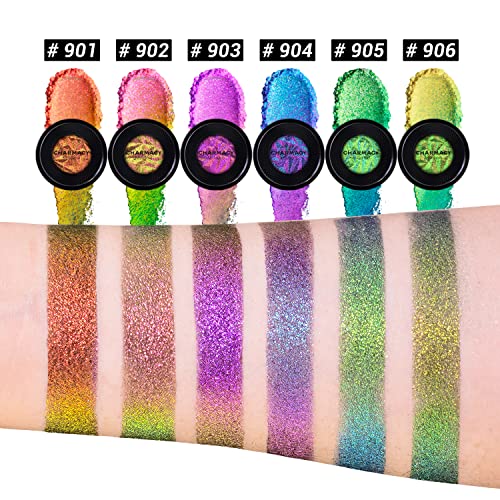 Charmacy Duochrome Eyeshadow, Insane Shifters Chameleon Eyeshadow, Creates High-Impact, Metallic Eye Looks, 100% Vegan And Cruelty Free, 1.9G (#901) #TOP5