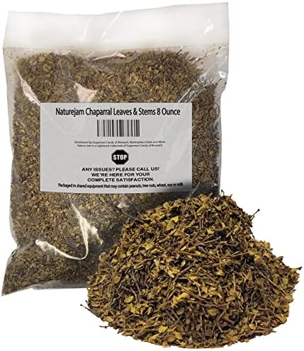 Naturejam Chaparral Leaves & Stems 8 Ounce Bulk-aka Gobernadora 100% Natural From Mexico