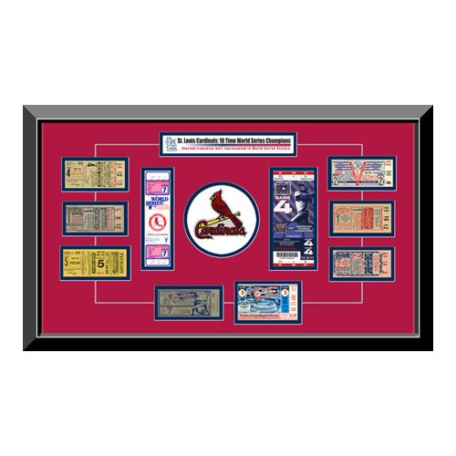 MLB St. Louis Cardinals 10 X Ticket Frame