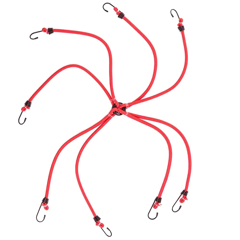 Dekton  6 Arm Spider Bungee Cord - Red