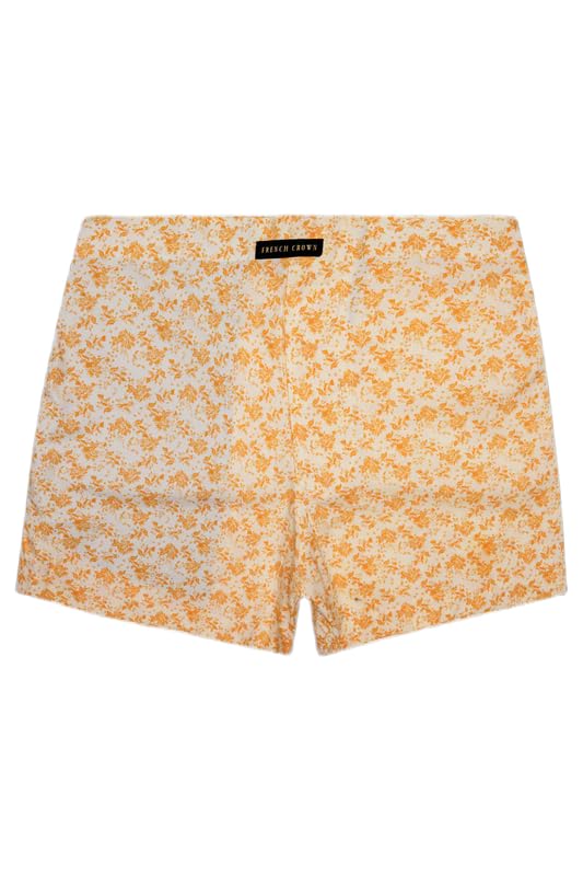 french crown Men's Spiced Citrus-Carrot Orange Printed Poplin Premium Cotton Boxer-picture-44
