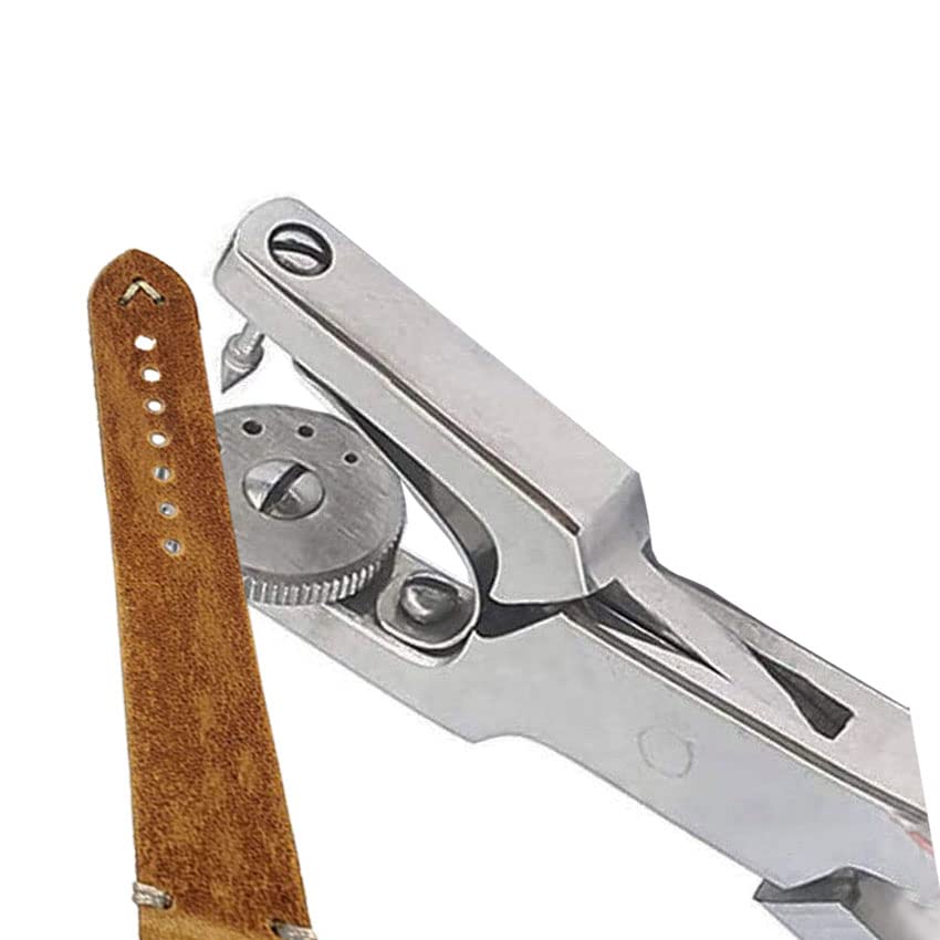 Professional Watch Band Punch Tool Leather Belt Hole Cutter 5 Sizes Pliers