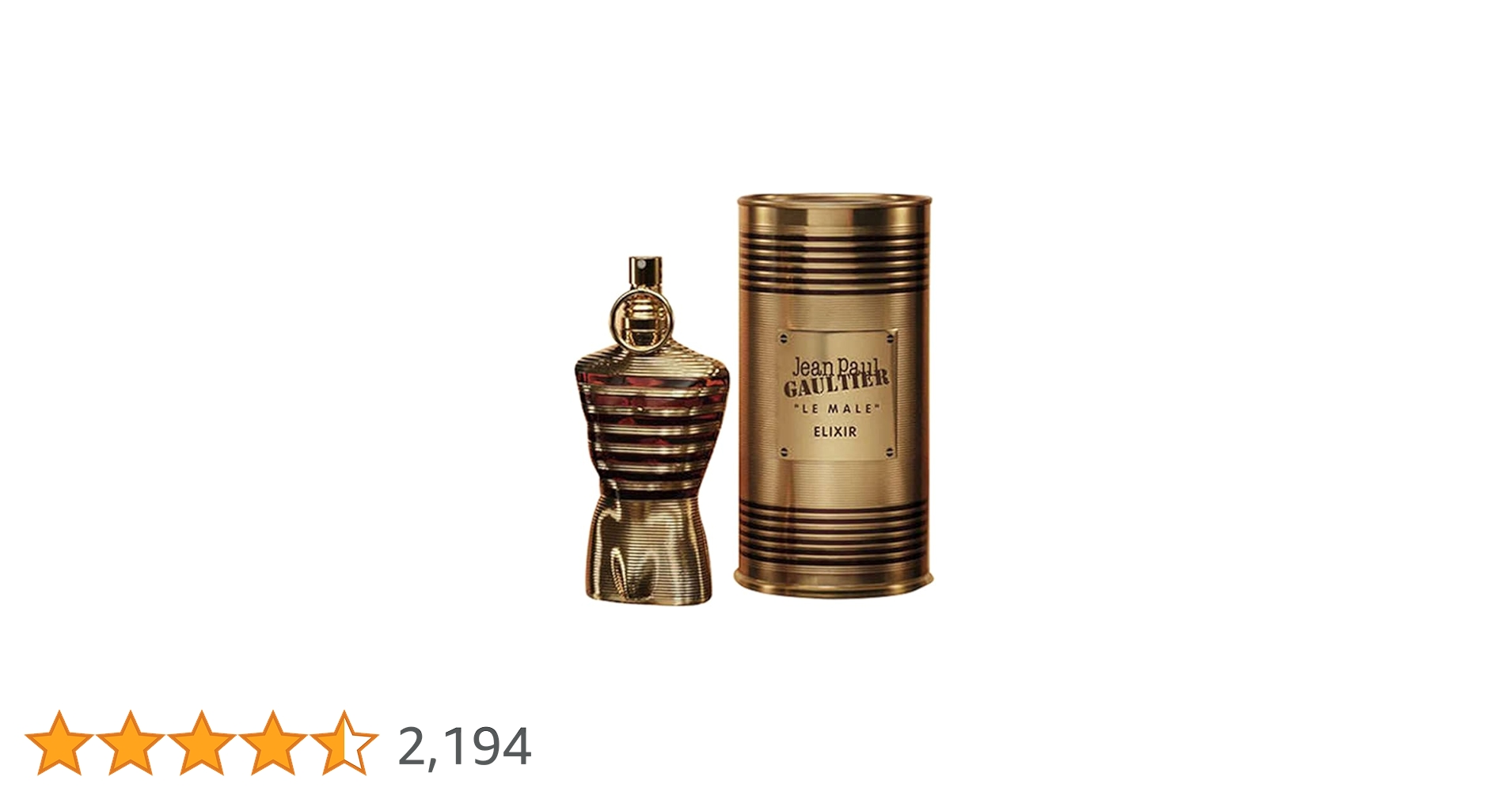 香水(男性用) Jean Paul Gaultier Le Male 125ml Amazon | Jean Paul Gaultier Le Male Elixir Parfum, 75 ml