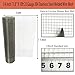 Stainless Steel Welded Wire Mesh, 1/4 Inch Hole 11.85in x 10ft, 304 Stainless Steel Rustproof, Heavy Duty & Easy to Cut, 23GA Metal Mesh for Fencing, Garden Enclosure, Keep Rodents Out, DIY Projects