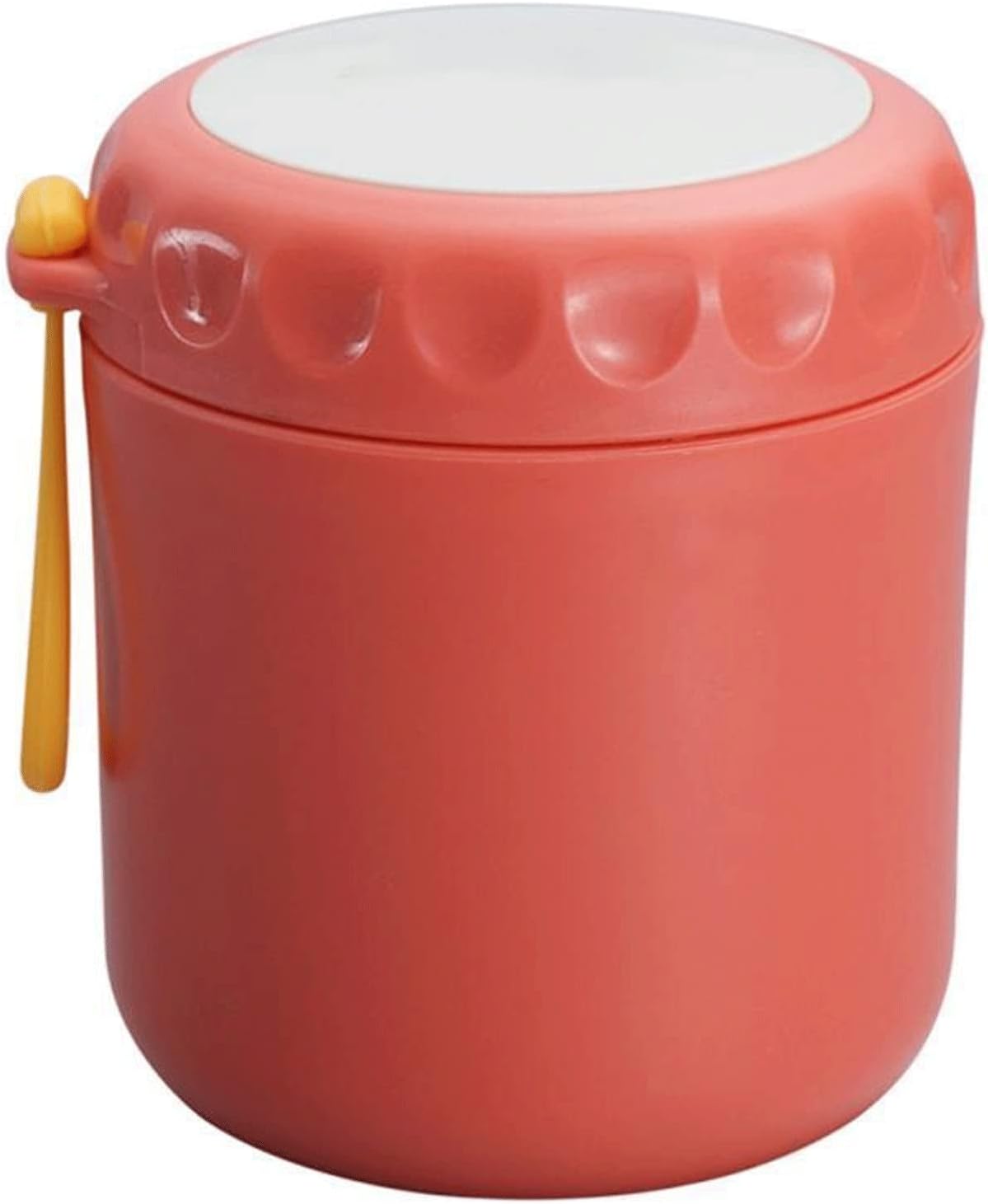 Bento Boxes Stainless Steel Insulation Soup Cup Dessert Milk Cup Portable Soup Porridge Breakfast Cup (Color : Orange)