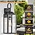 19" Large Outdoor Light Fixture 2 Pack, Porch Lights Sconce Exterior Lighting Fixtures, Black Outside Lights for House Modern Wall Lantern, Anti Rust Outside Coach Lamps for House, Doorway, Garage