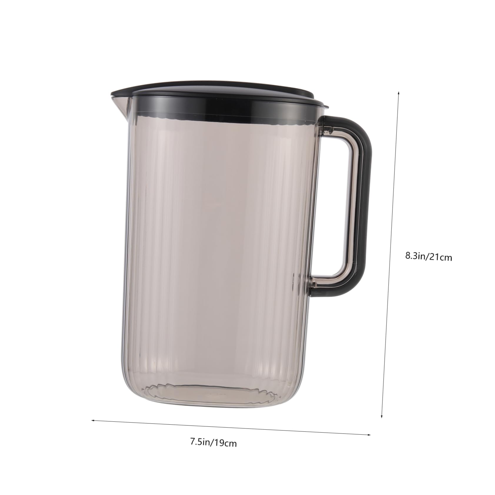 Mipcase Jarra de Agua Doméstica de 2200ml Gran Capacidad y Diseño Ligero, Fabricada en Plástico As, Adecuado para Leche y Té Helado en Casa o Hotel