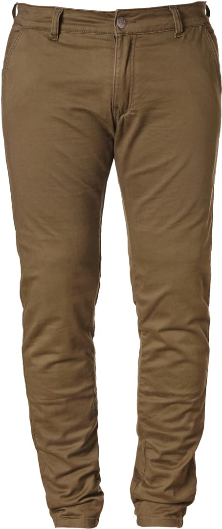 GMS Chino Atheris Tekstylne spodnie motocyklowe, oliwkowy, 34/34