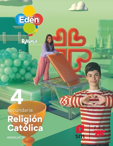 Portada de Religión católica. 4 Secundaria. Edén. Revuela. Andalucía